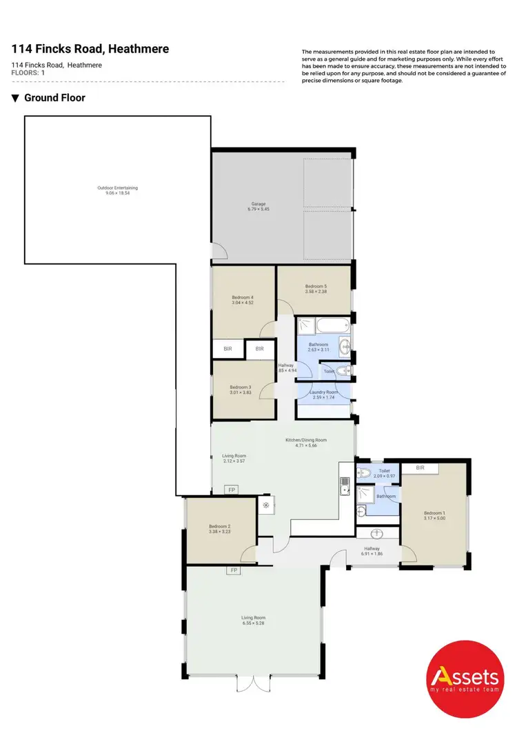 Floorplan of Homely rural property listing, 114 Fincks Road, Portland VIC 3305