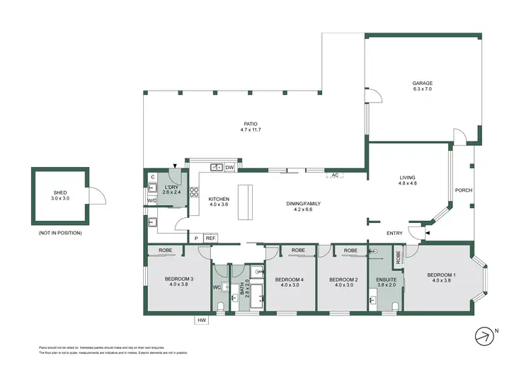 Floorplan of Homely house listing, 40 Coveside Avenue, Safety Beach VIC 3936