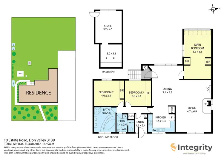 Floorplan of Homely house listing, 10 Estate Road, Don Valley VIC 3139