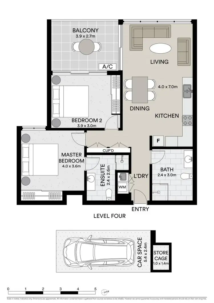Floorplan of Homely apartment listing, 411A/68-72 Railway Parade, Burwood NSW 2134