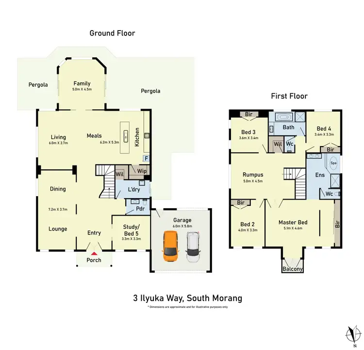 Floorplan of Homely house listing, 3 Ilyuka Way, South Morang VIC 3752