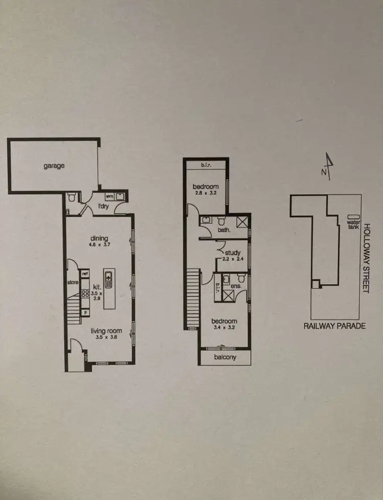 Floorplan of Homely house listing, 5 Railway Parade, Newport VIC 3015