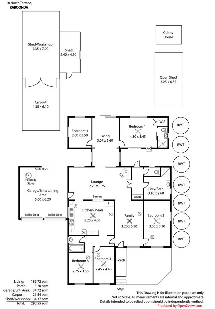 Floorplan of Homely house listing, 18 North Terrace, Karoonda SA 5307