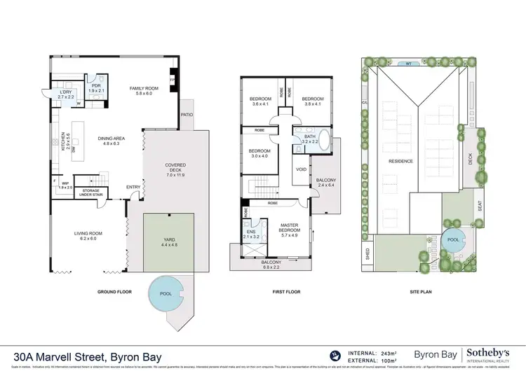 Floorplan of Homely house listing, 30A Marvell Street, Byron Bay NSW 2481