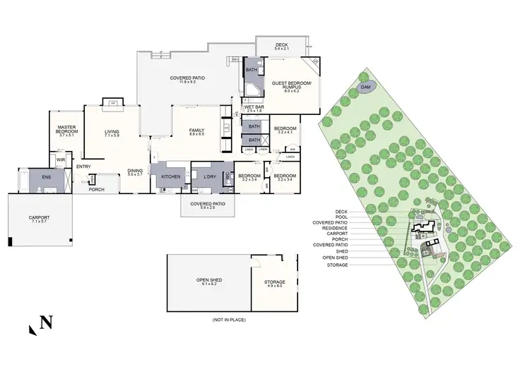 Floorplan of Homely house listing, 69 The Crest, Yarra Glen VIC 3775
