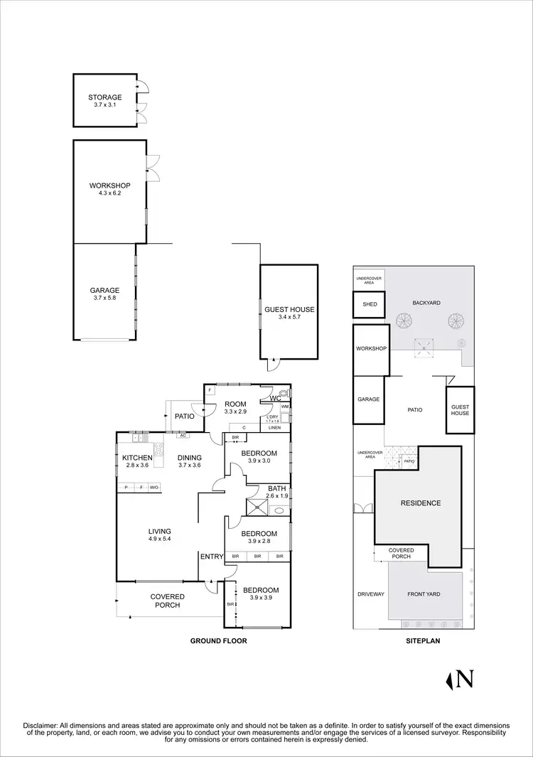 Floorplan of Homely house listing, 44 Lester Avenue, St Albans VIC 3021