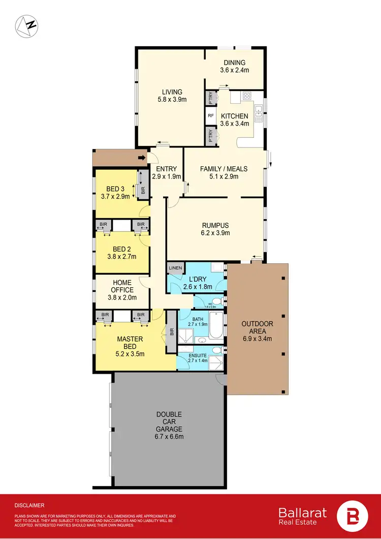 Floorplan of Homely house listing, 79 Grandview Grove, Wendouree VIC 3355
