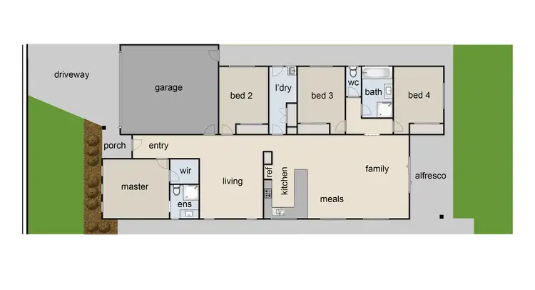 Floorplan of Homely house listing, 24 Crepe Avenue, Cranbourne West VIC 3977