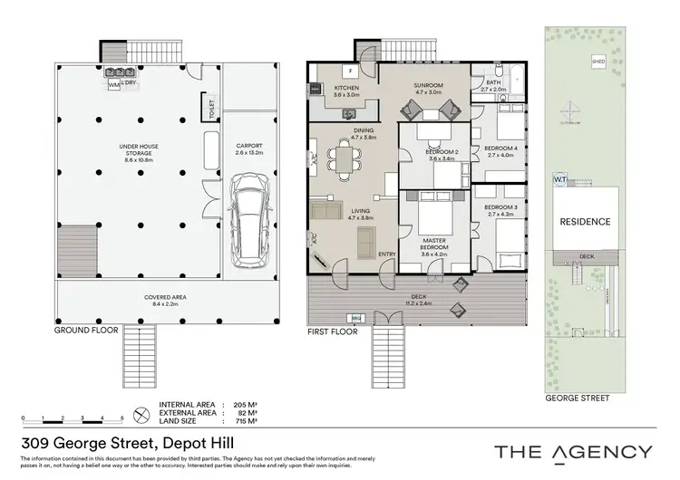 Floorplan of Homely house listing, 309 George Street, Depot Hill QLD 4700