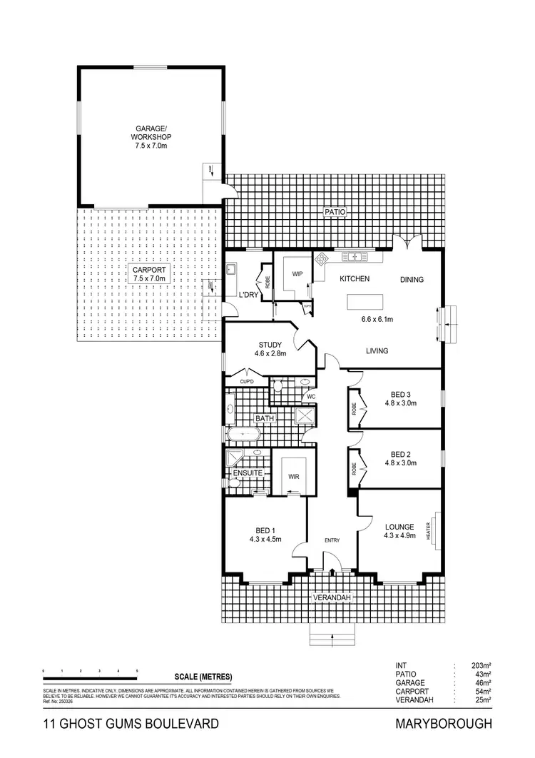 Floorplan of Homely house listing, 11 Ghost Gums Boulevard, Maryborough VIC 3465