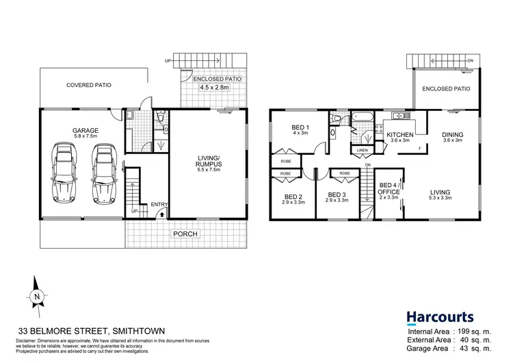 Floorplan of Homely house listing, 33 Belmore Street, Smithtown NSW 2440