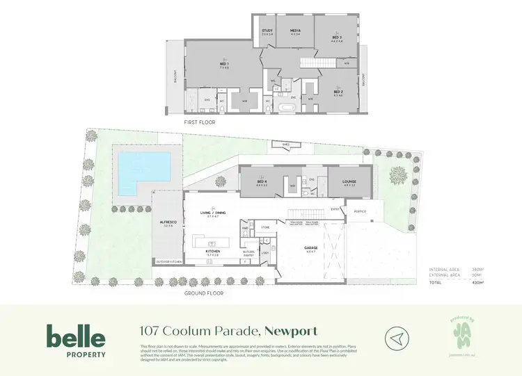 Floorplan of Homely house listing, 107 Coolum Parade, Newport QLD 4020