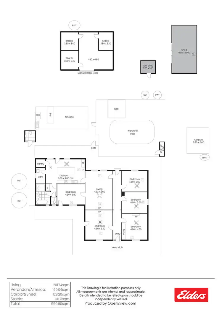 Floorplan of Homely rural property listing, 701 Traeger Road, Grace Plains SA 5502