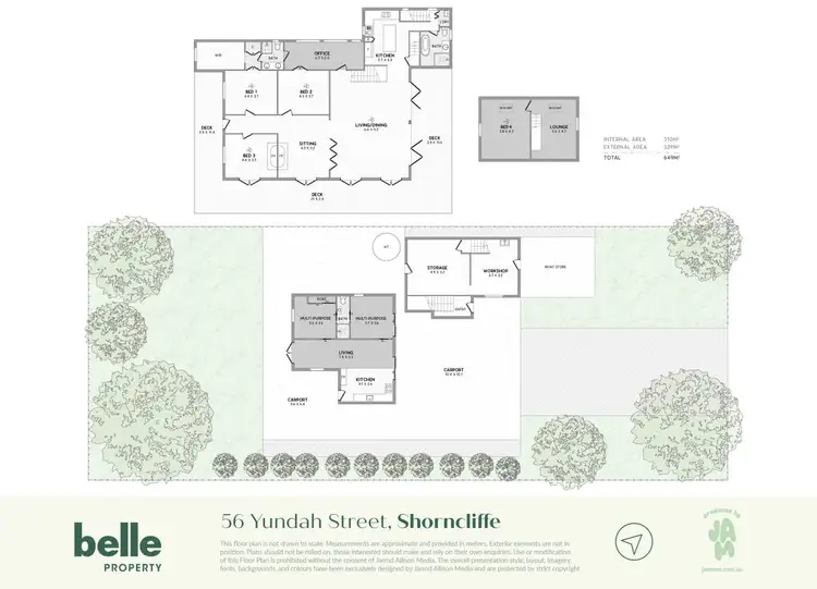 Floorplan of Homely house listing, 56 Yundah Street, Shorncliffe QLD 4017
