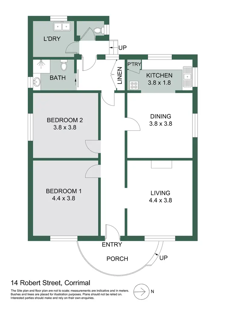 Floorplan of Homely house listing, 14 Robert Street, Corrimal NSW 2518