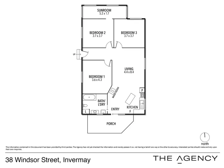 Floorplan of Homely house listing, 38 Windsor Street, Invermay TAS 7248