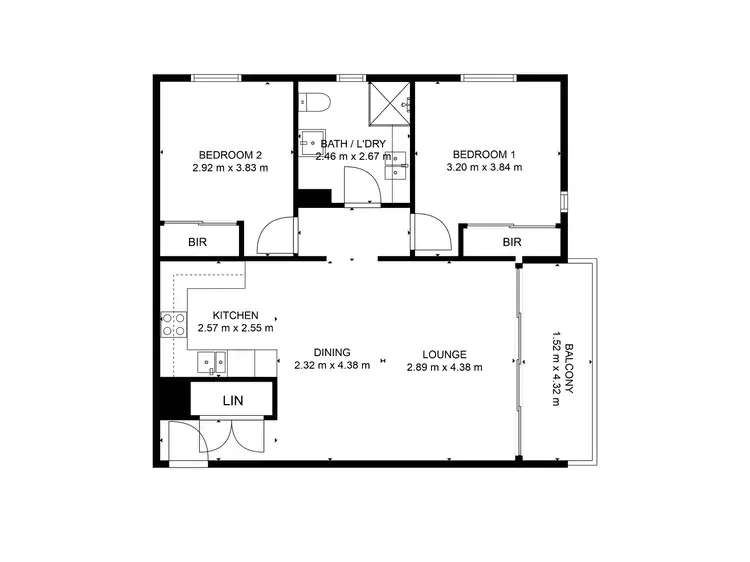 Floorplan of Homely apartment listing, 3/40 Rowell Drive, Mernda VIC 3754