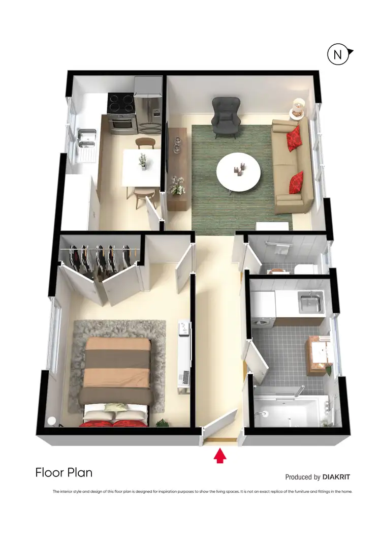 Floorplan of Homely apartment listing, 12/297 Church Street, Richmond VIC 3121