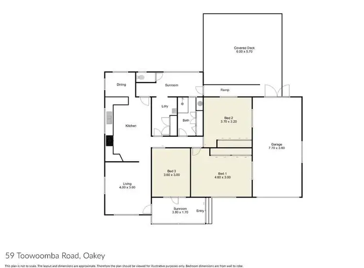 Floorplan of Homely house listing, 59 Toowoomba Road, Oakey QLD 4401
