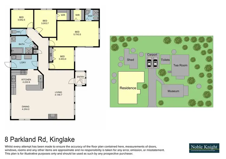 Floorplan of Homely house listing, 8 Parkland Road, Kinglake VIC 3763