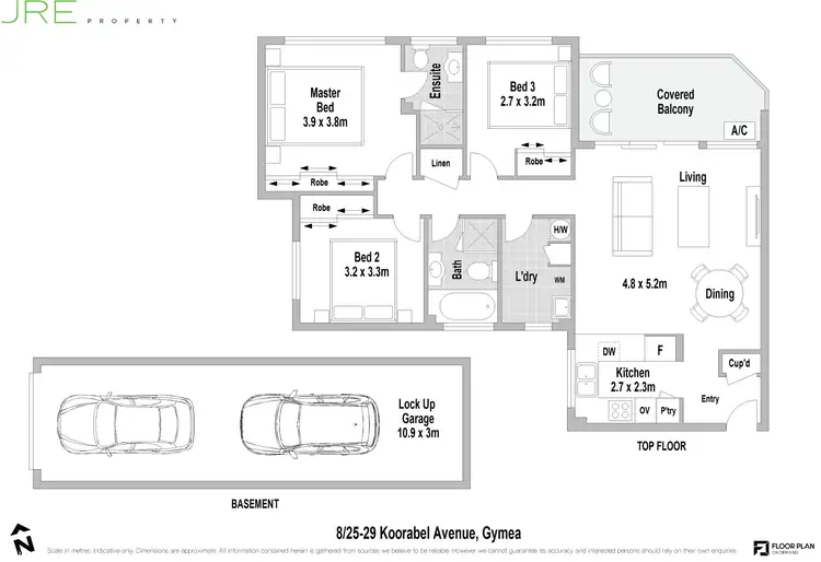 Floorplan of Homely unit listing, 8/25-29 Koorabel Avenue, Gymea NSW 2227