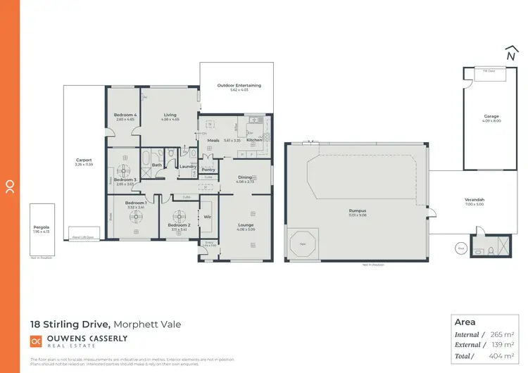 Floorplan of Homely house listing, 18 Stirling Drive, Morphett Vale SA 5162