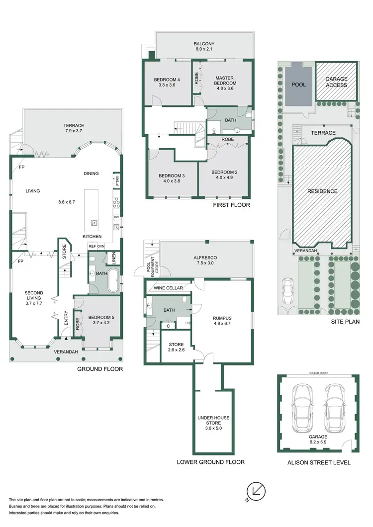 Floorplan of Homely house listing, 13 Seabrook Avenue, Russell Lea NSW 2046