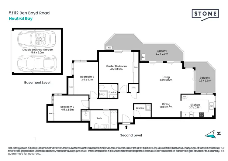 Floorplan of Homely apartment listing, 5/112 Ben Boyd Road, Neutral Bay NSW 2089