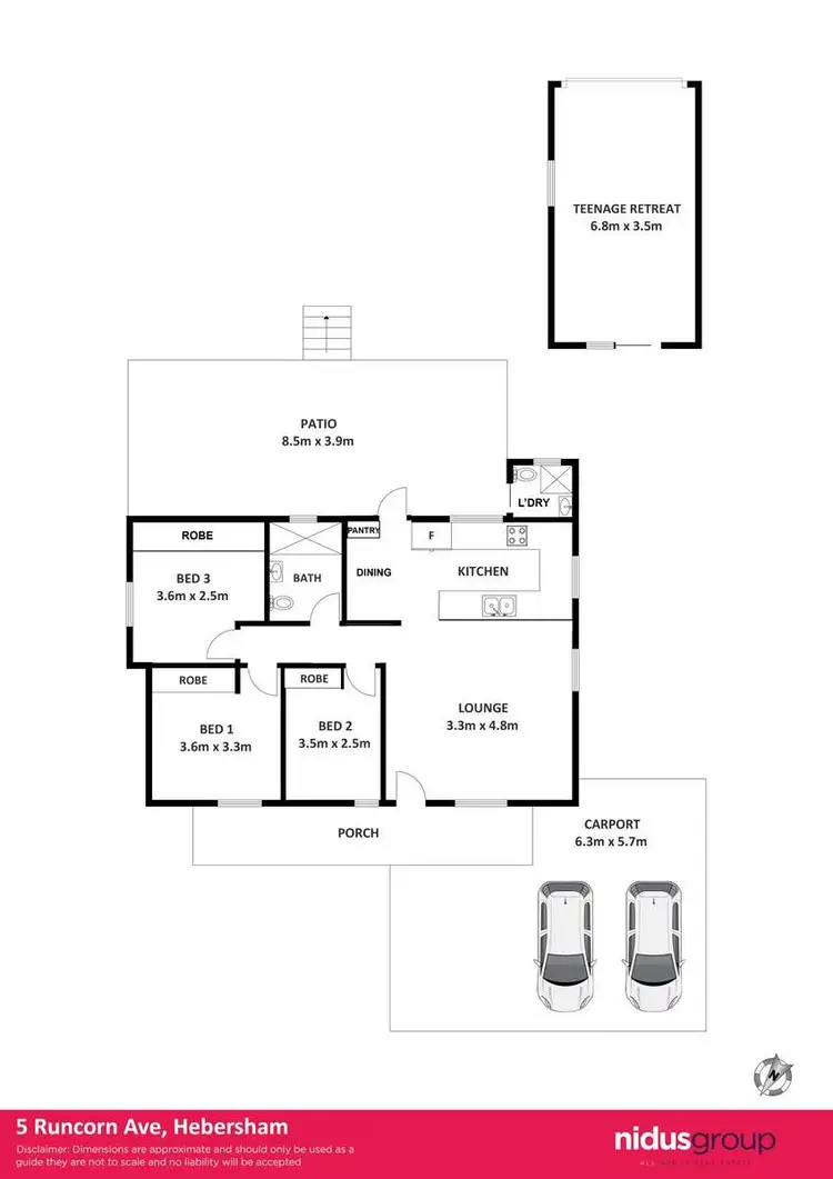 Floorplan of Homely house listing, 5 Runcorn Avenue, Hebersham NSW 2770