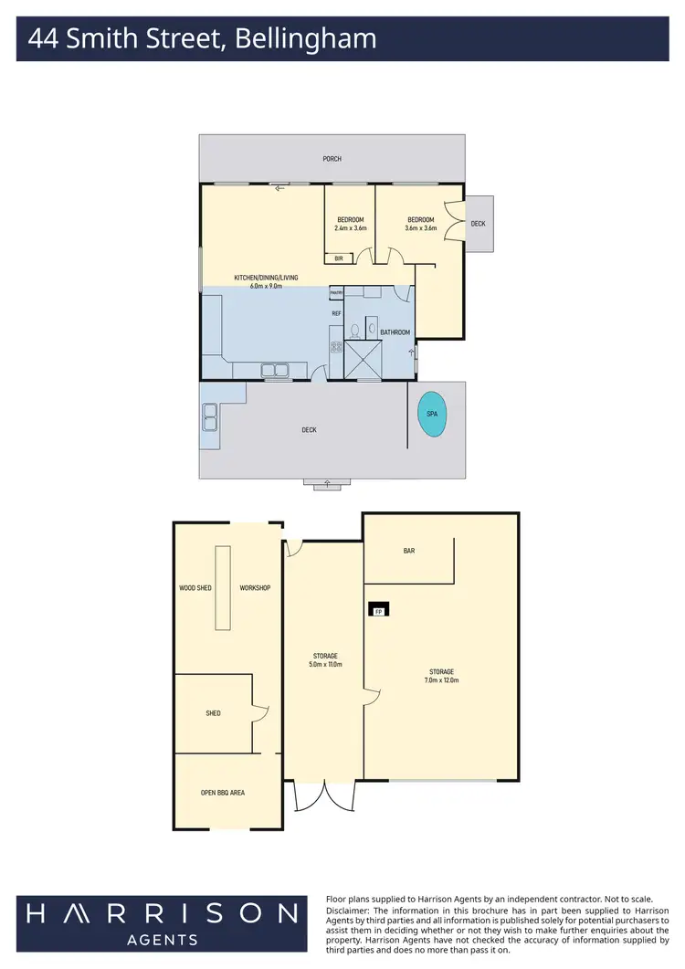 Floorplan of Homely house listing, 44 Smith Street, Bellingham TAS 7254