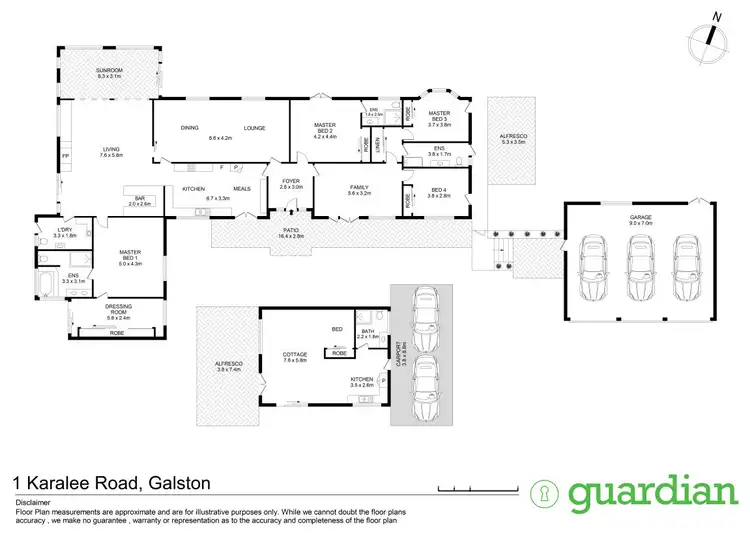 Floorplan of Homely house listing, 1 Karalee Road, Galston NSW 2159