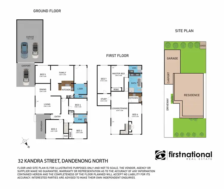 Floorplan of Homely house listing, 32 Kandra Street, Dandenong North VIC 3175