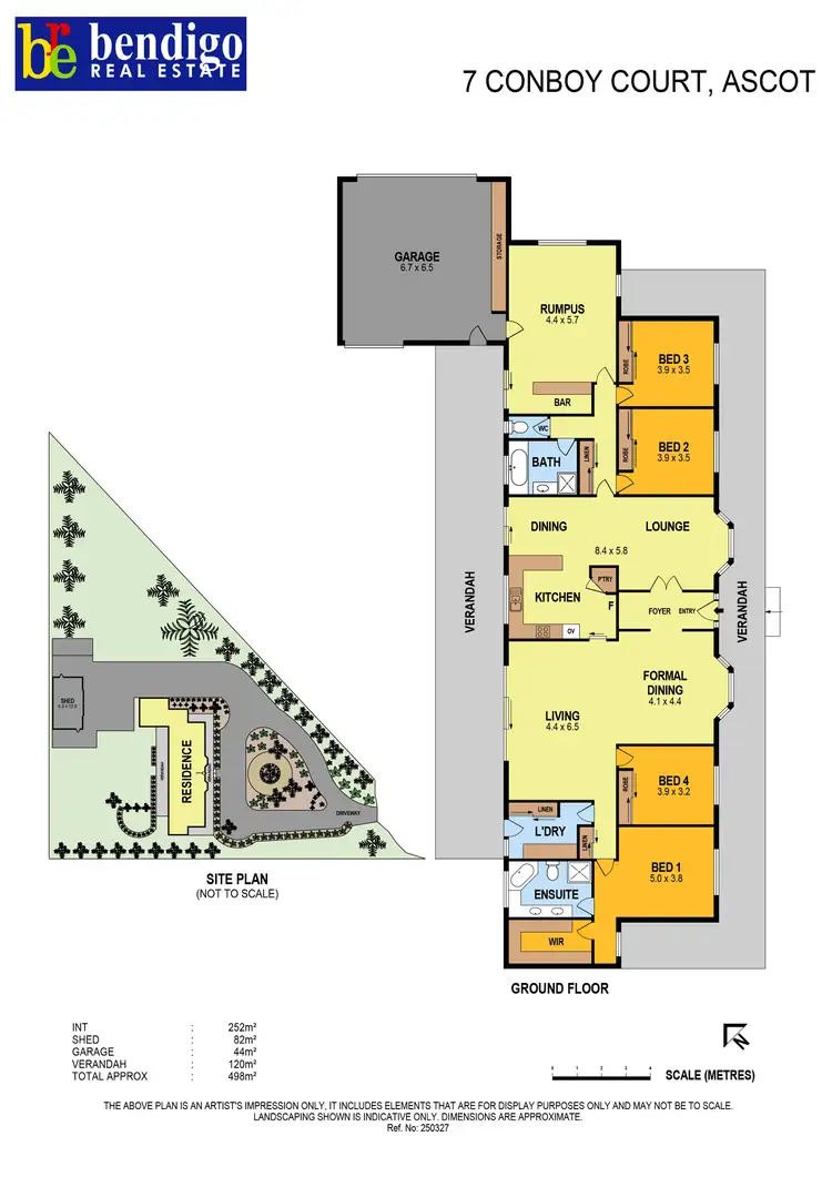 Floorplan of Homely house listing, 7 Conboy Court, Ascot VIC 3551