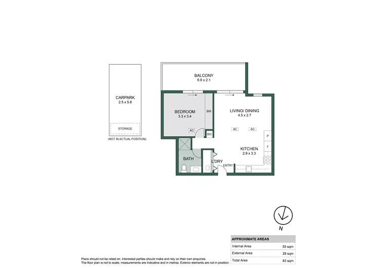 Floorplan of Homely apartment listing, G606/90 Magill Road, Norwood SA 5067