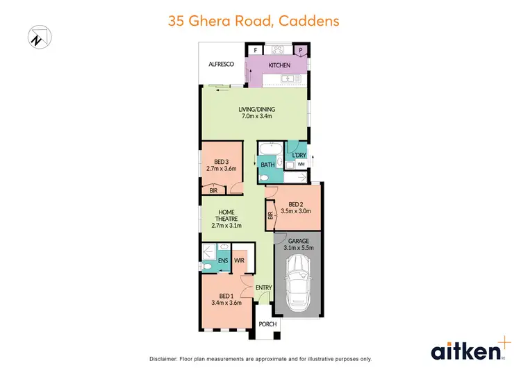 Floorplan of Homely house listing, 35 Ghera Road, Caddens NSW 2747