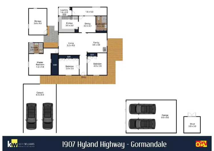 Floorplan of Homely house listing, 1907 Hyland Highway, Gormandale VIC 3873