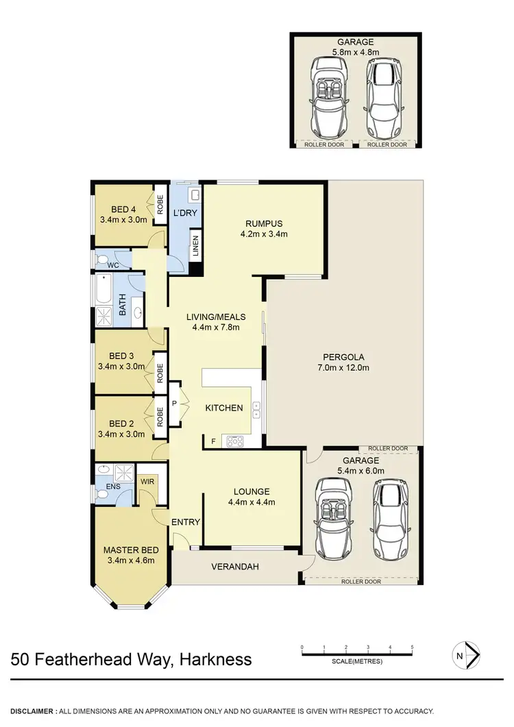 Floorplan of Homely house listing, 50 Featherhead Way, Melton West VIC 3337