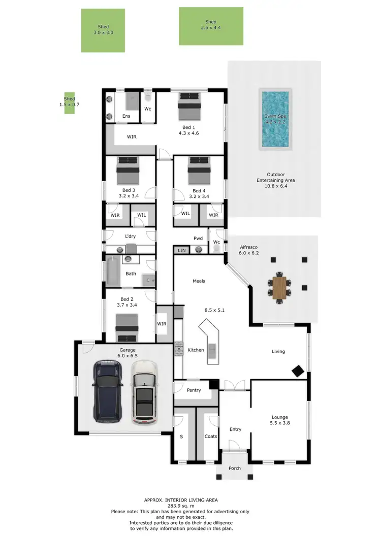 Floorplan of Homely house listing, 27 Shepherd Court, Thurgoona NSW 2640