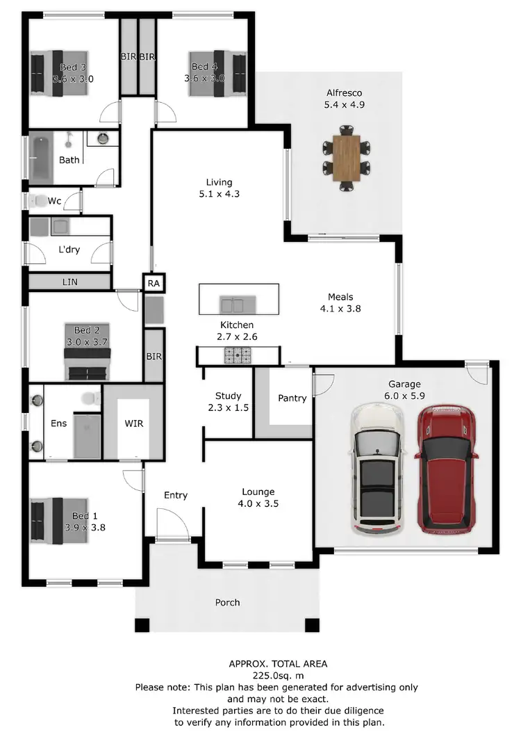 Floorplan of Homely house listing, 12 Ridley Avenue, Leneva VIC 3691