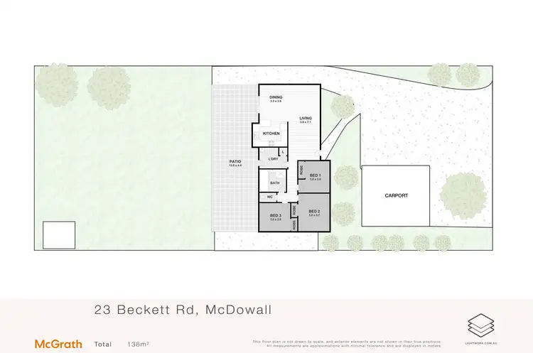 Floorplan of Homely house listing, 23 Beckett Road, Mcdowall QLD 4053