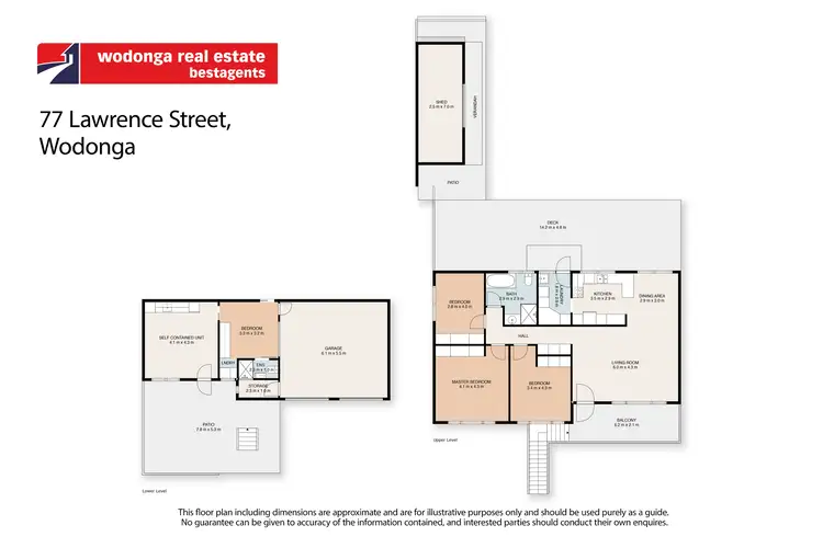 Floorplan of Homely house listing, 77 Lawrence Street, Wodonga VIC 3690