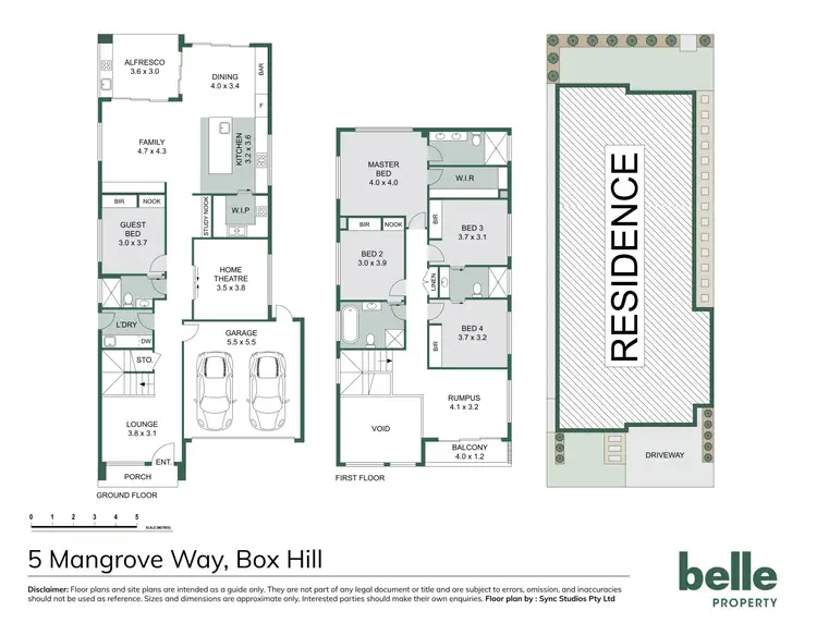 Floorplan of Homely house listing, 5 Mangrove Way (Rouse Hill Heights), Box Hill NSW 2765