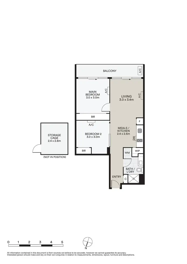 Floorplan of Homely apartment listing, 1211/25 Therry Street, Melbourne VIC 3000