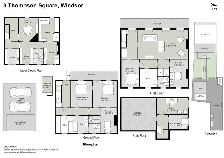 Floorplan of Homely house listing, 3 Thompson Square, Windsor NSW 2756