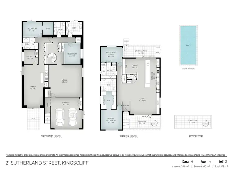 Floorplan of Homely house listing, 21 Sutherland Street, Kingscliff NSW 2487