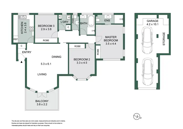 Floorplan of Homely apartment listing, 19/8 Larkin Street, Roseville NSW 2069