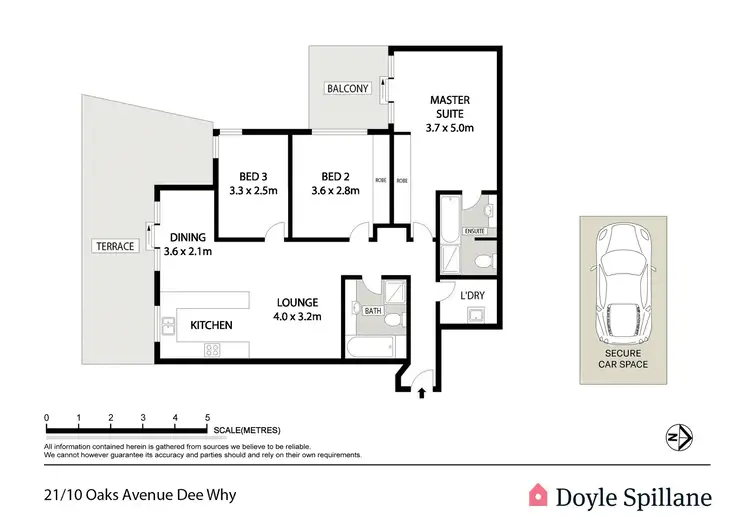 Floorplan of Homely apartment listing, 21/10 Oaks Avenue, Dee Why NSW 2099