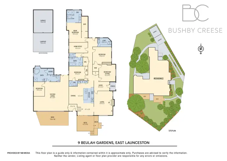 Floorplan of Homely house listing, 9 Beulah Gardens, East Launceston TAS 7250