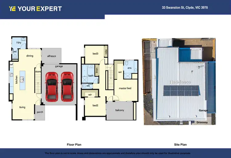 Floorplan of Homely house listing, 33 Swanston Street, Clyde VIC 3978