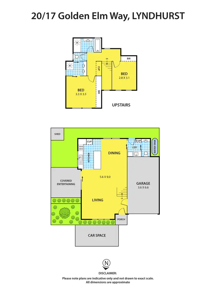 Floorplan of Homely townhouse listing, 20/17 Golden Elm Way, Lyndhurst VIC 3975